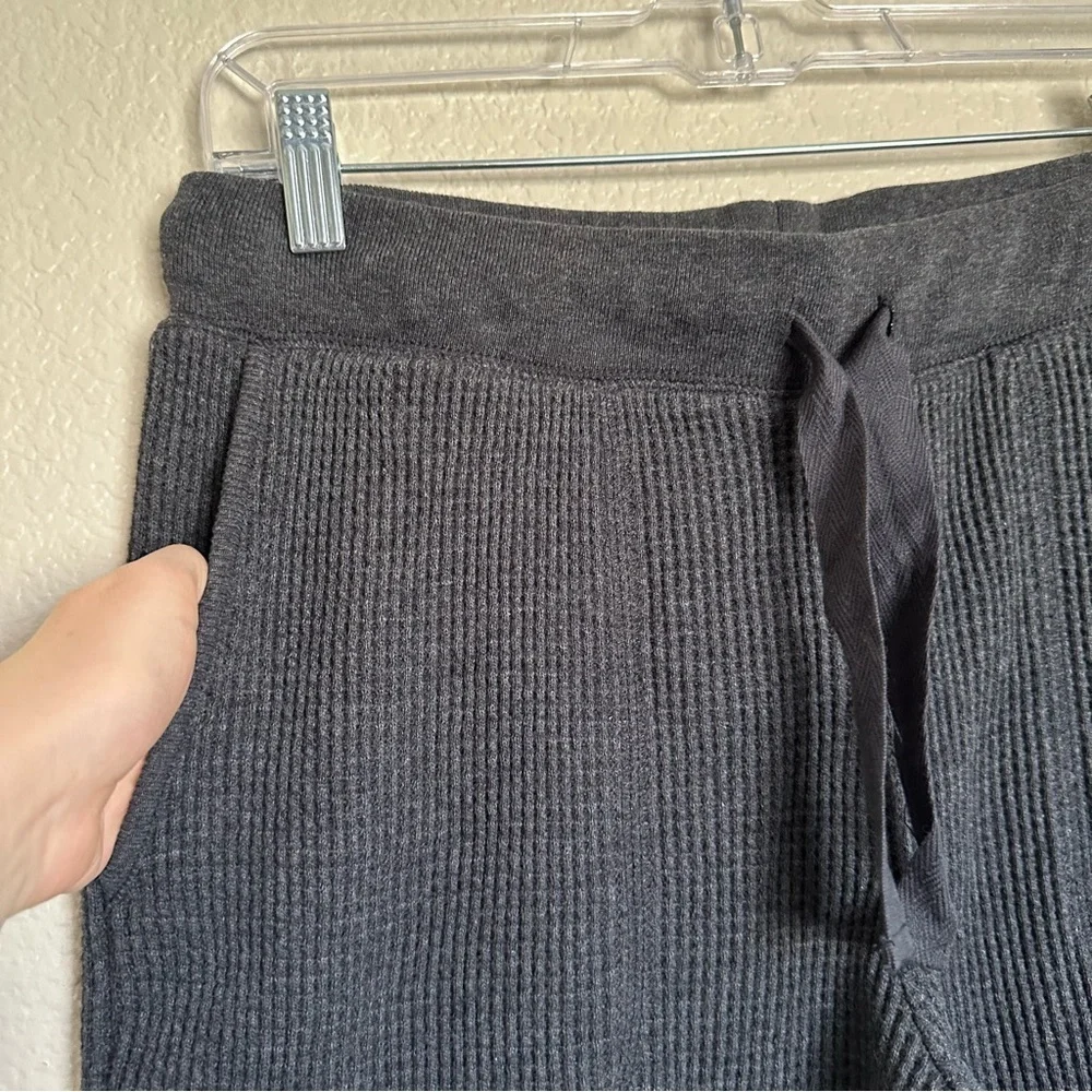 J. Crew Grey Relaxed Fit Waffle Sweatpants joggers Size S